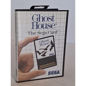Ghost House Sega Master System Sega Card CIB Complete w Manual Insert